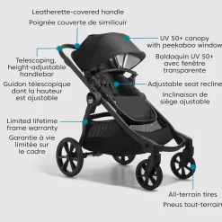 Sale City Select2 with Tencel - Lunar Black Kids Strollers|Strollers & Trailers