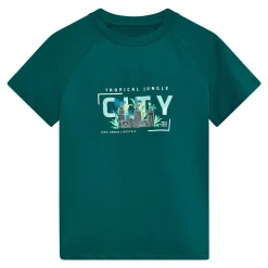 Sportswear|Tops>Color Kids City Sport T-shirt 4-8 Teal