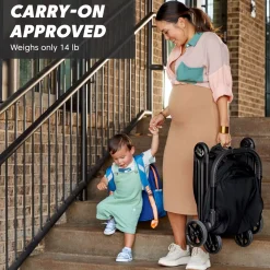 Strollers|Strollers & Trailers>Baby Jogger City tour™ 2 Eco Stroller - Black