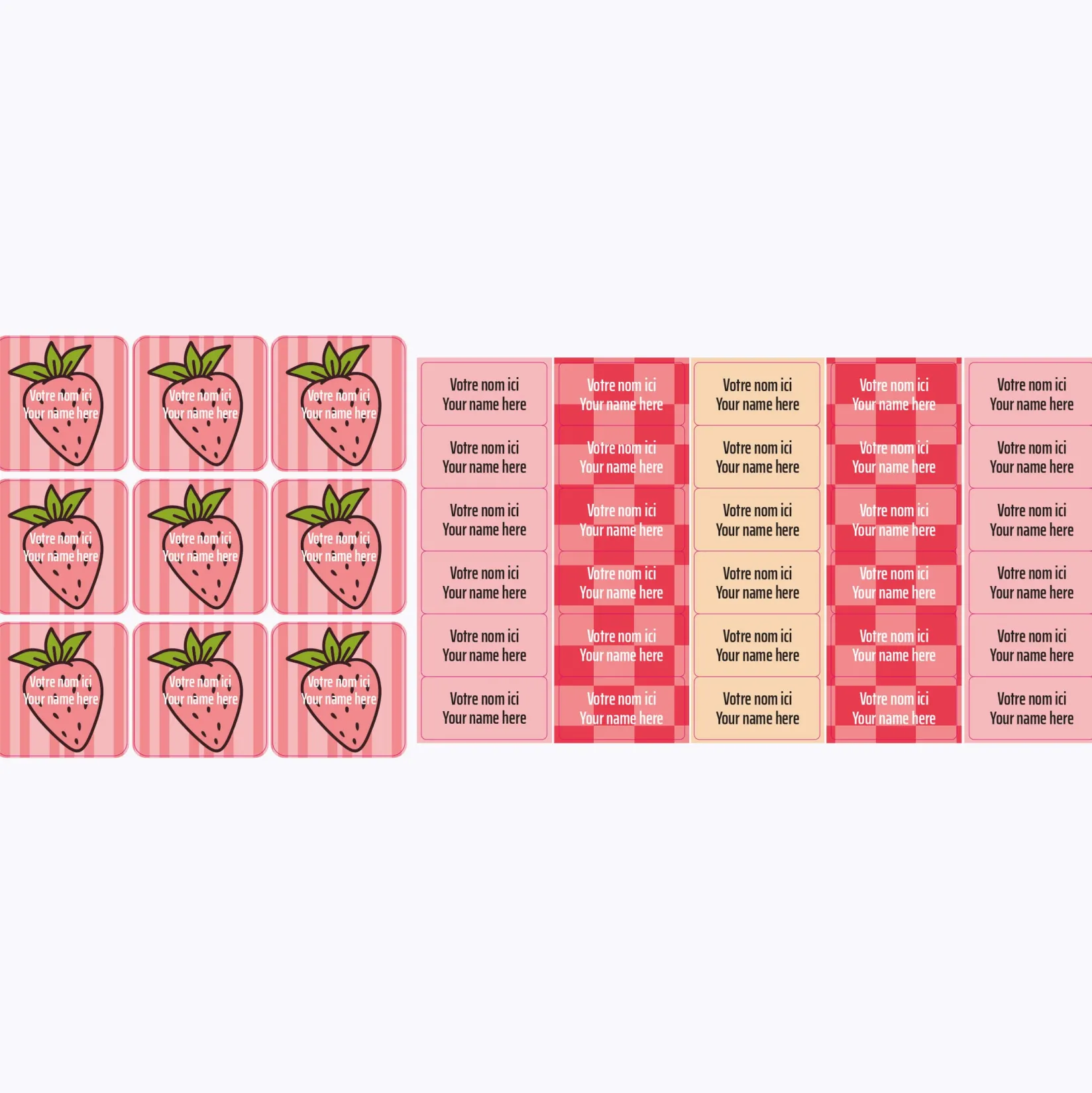 New Classical Name Labels - Bows Kids Personalized Name Labels|Personalized Name Labels