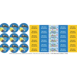 New Classical Name Labels - Little Wolf Kids Personalized Name Labels|Personalized Name Labels