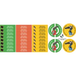 New Classical Name Labels - Little Wolf Kids Personalized Name Labels|Personalized Name Labels