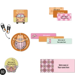 Clearance Classical Name Labels - Rodeo Kids Personalized Name Labels|Personalized Name Labels