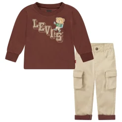 Outfit Sets>Levis Climbing Levi's Two Pieces Set 12-24m Red