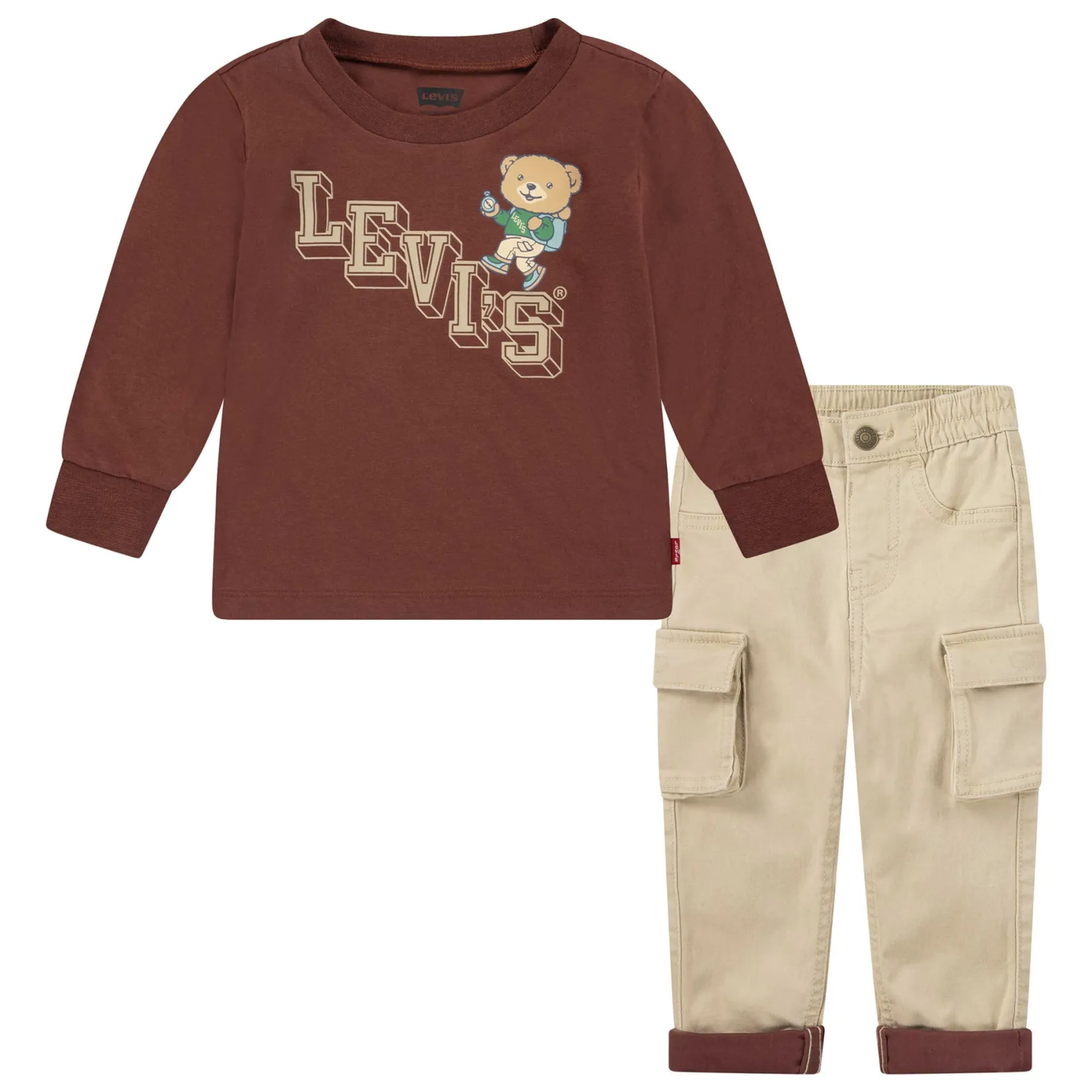 Outfit Sets>Levis Climbing Levi's Two Pieces Set 12-24m Red