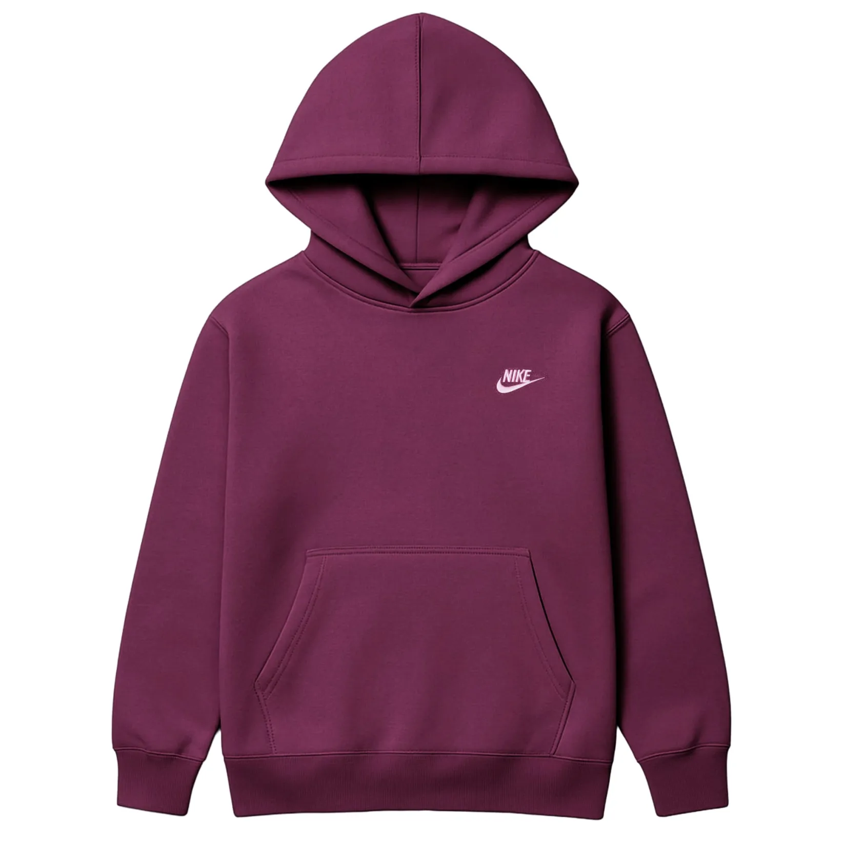 Sportswear|Fleeces And Sweatshirts>Nike Club Fleece Crew 7-16y Burgundy