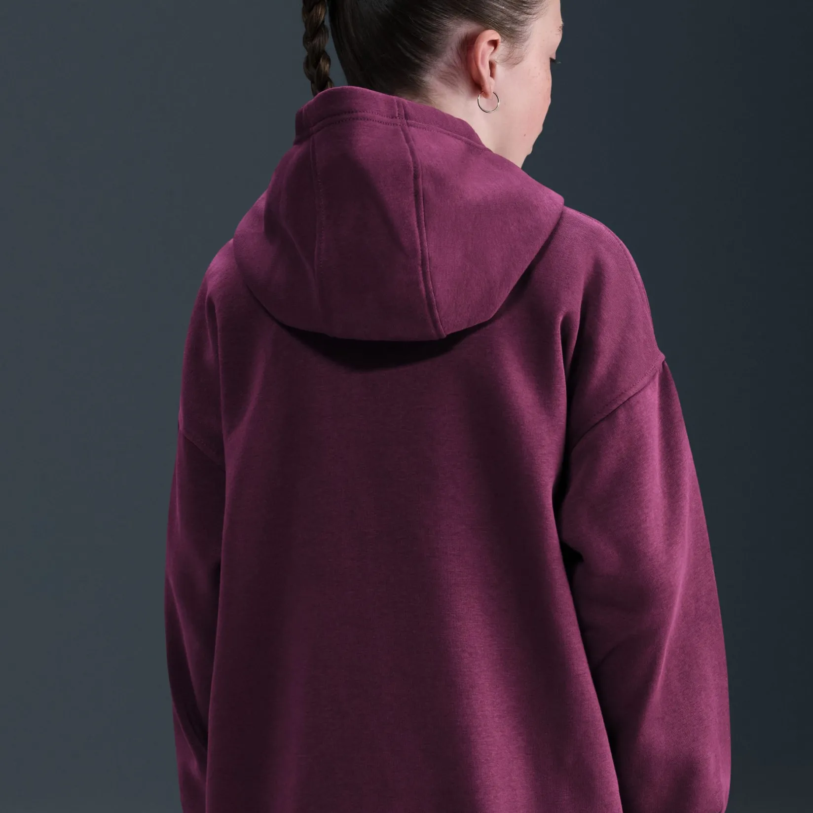 Sportswear|Fleeces And Sweatshirts>Nike Club Fleece Crew 7-16y Burgundy
