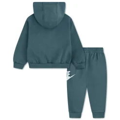 Outfit Sets>Nike Club Fleece Set 12-18m Charcoal
