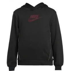 Sportswear|Fleeces And Sweatshirts>Nike Club French Terry Hoodie 8-16 Black