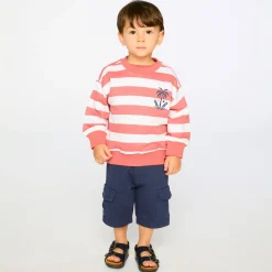 Shorts & Bermuda>Deux par Deux Coastal Short 3-6 Navy