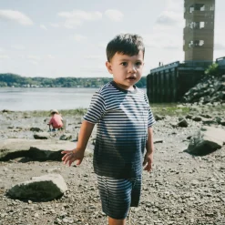 Clearance Coastal Stripes T-shirt 3-6 Kids/BOY Tops