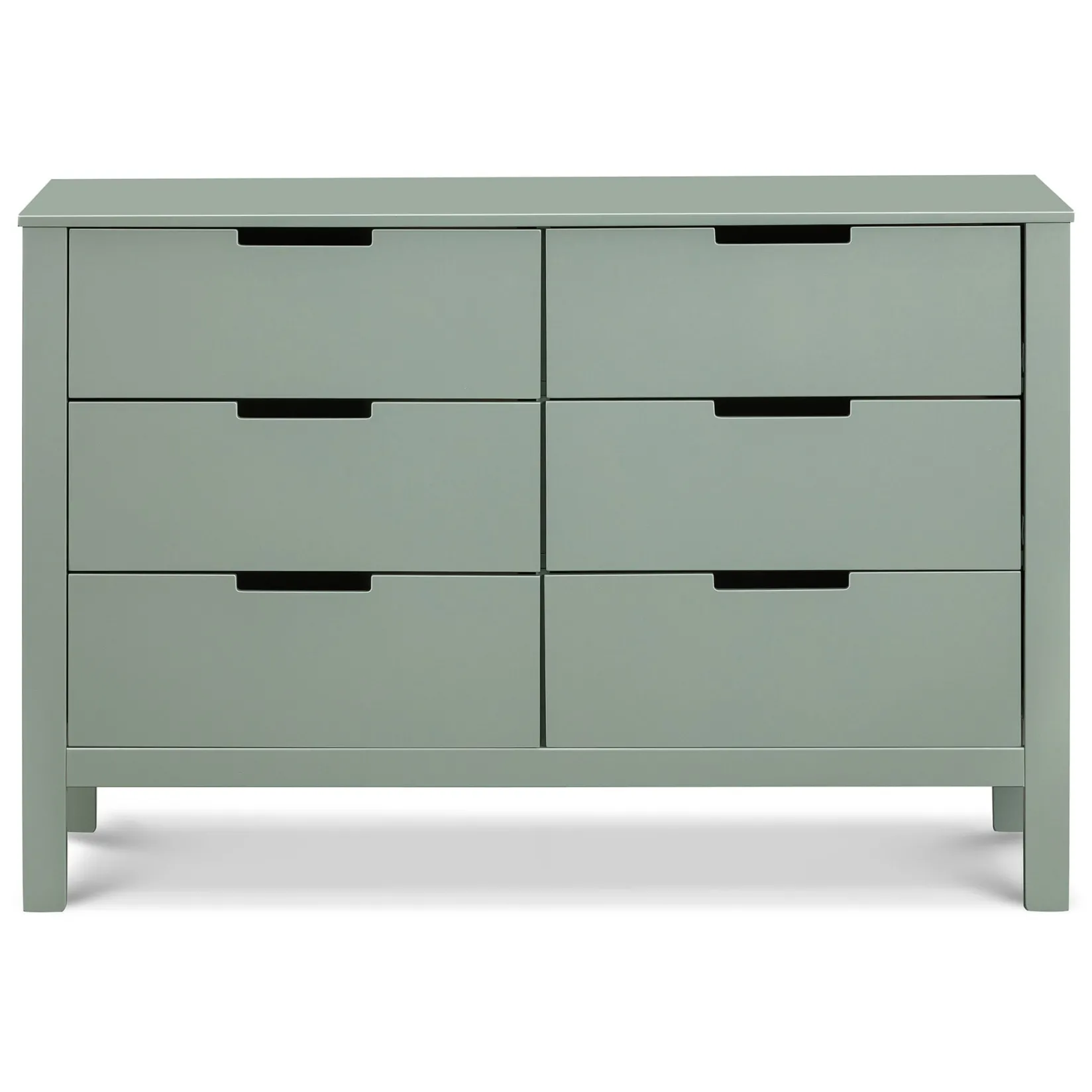 Storage Furniture>DaVinci Colby 6-Drawer Double Dresser - Light Sage