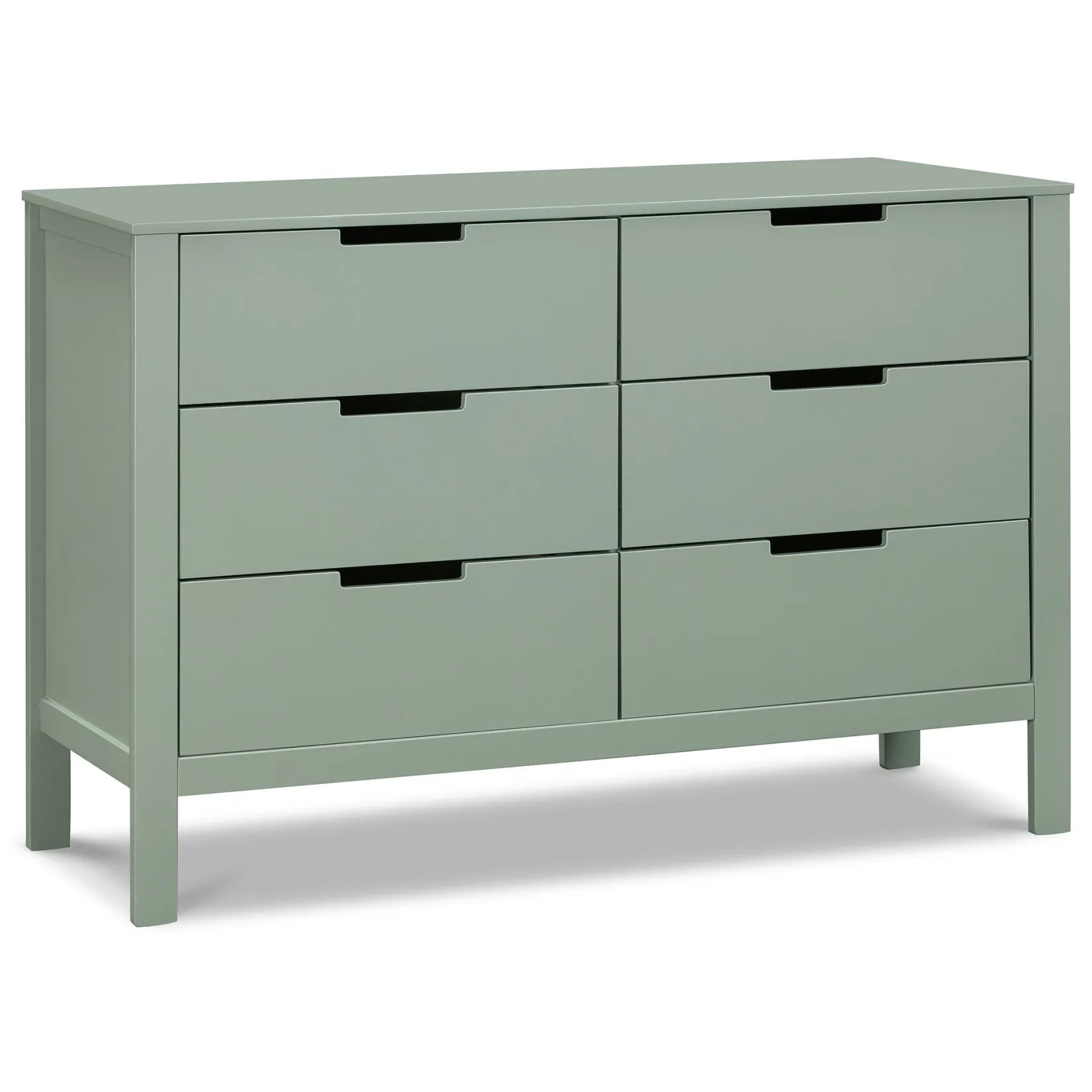 Storage Furniture>DaVinci Colby 6-Drawer Double Dresser - Light Sage