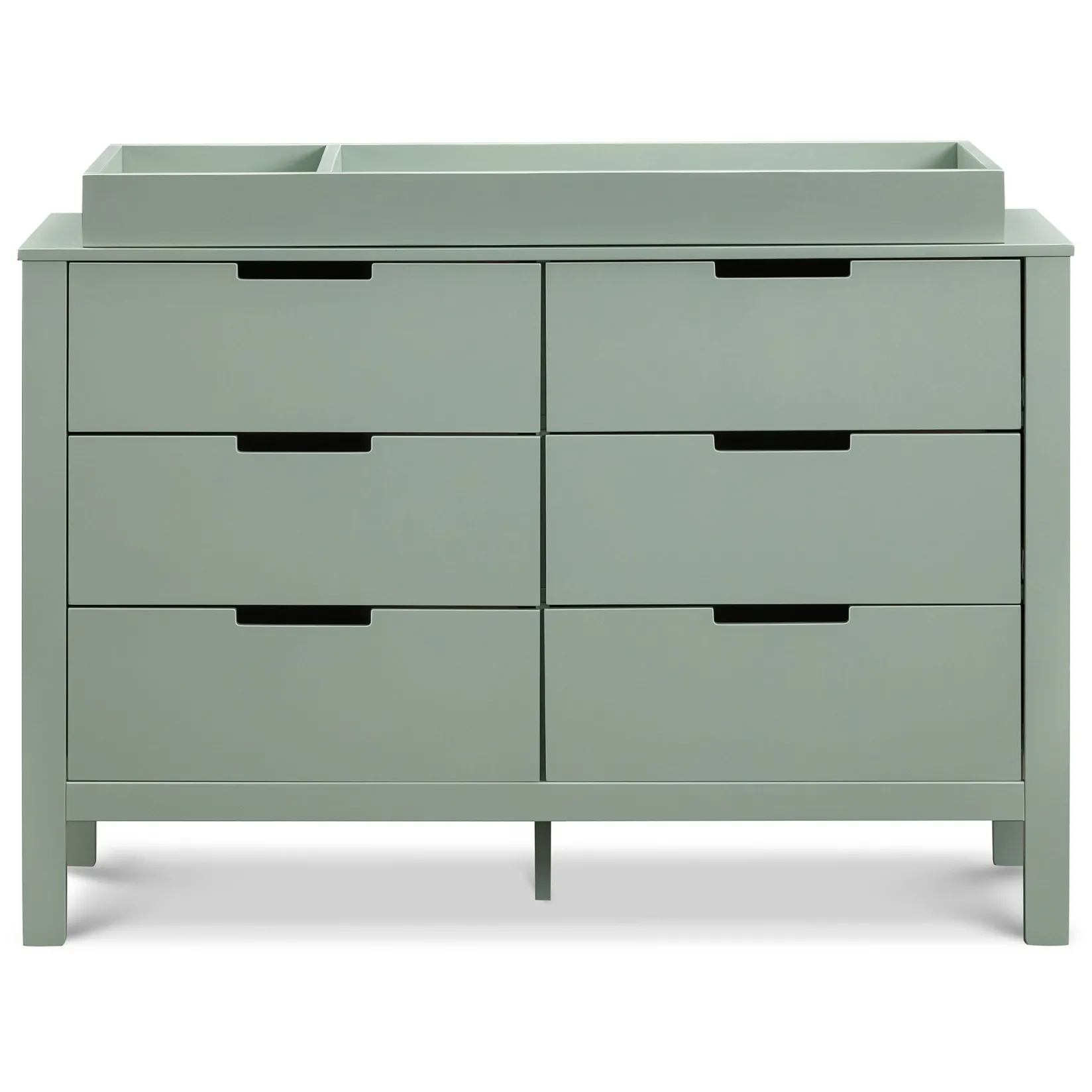 Storage Furniture>DaVinci Colby 6-Drawer Double Dresser - Light Sage