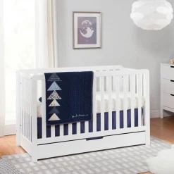 Discount Colby 4-in-1 Convertible Crib with Trundle Drawer - White Cribs & Mattresses|Cribs & Mattresses