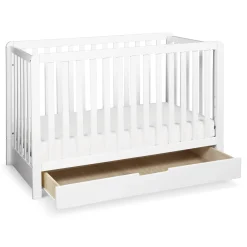 Discount Colby 4-in-1 Convertible Crib with Trundle Drawer - White Cribs & Mattresses|Cribs & Mattresses