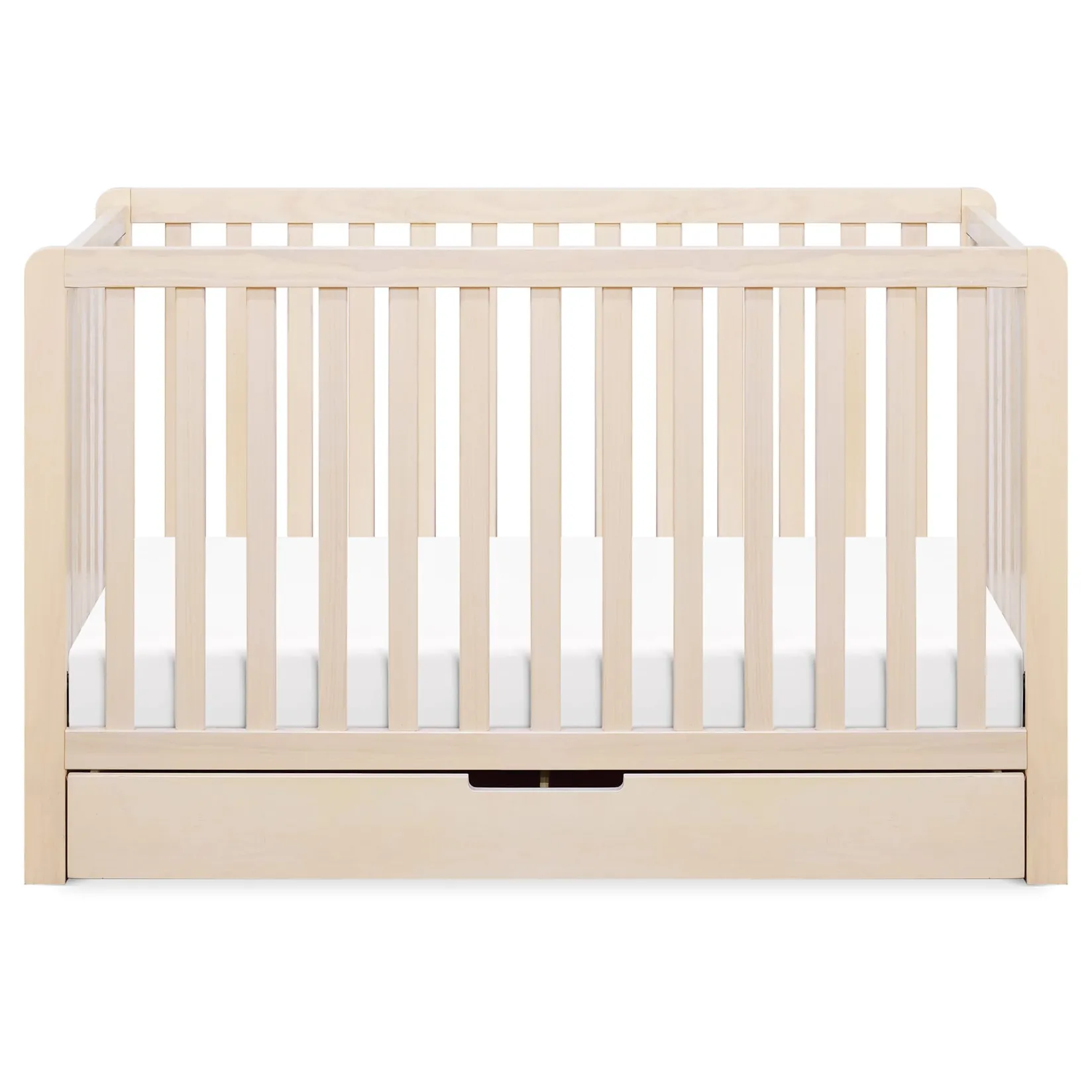 Cribs & Mattresses|Cribs & Mattresses>DaVinci Colby 4-in-1 Convertible Crib with Trundle Drawer - Washed Natural
