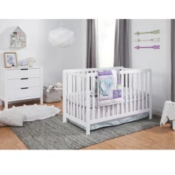 Clearance Colby 4-in-1 Convertible Crib - White Finish Cribs & Mattresses|Cribs & Mattresses