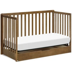 Hot Colby 4-in-1 Convertible Crib with Trundle Drawer - Walnut Cribs & Mattresses|Cribs & Mattresses
