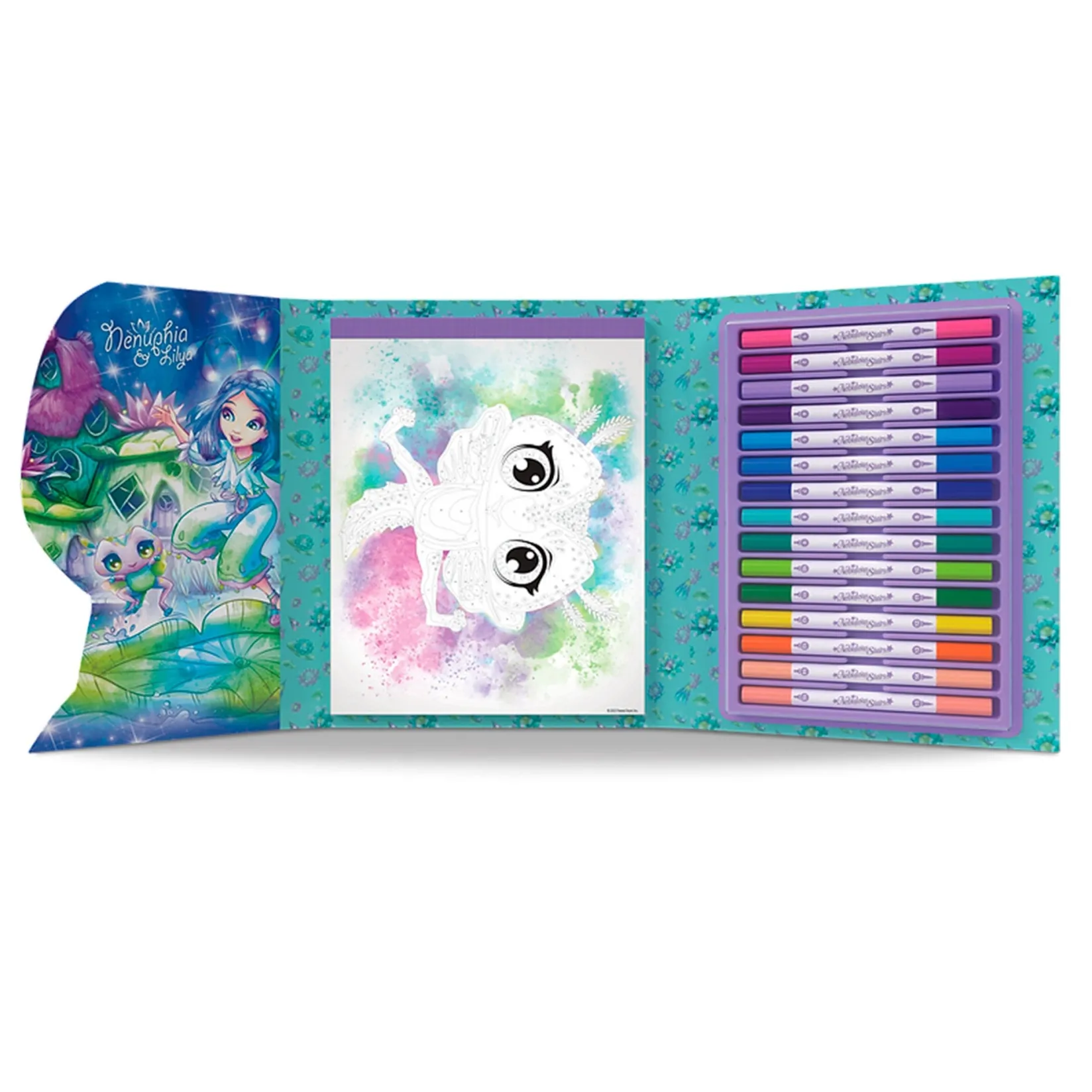 Online Color By Number Book Set Nebulous Stars - Nenuphia & Lilya Kids Diy & Activities