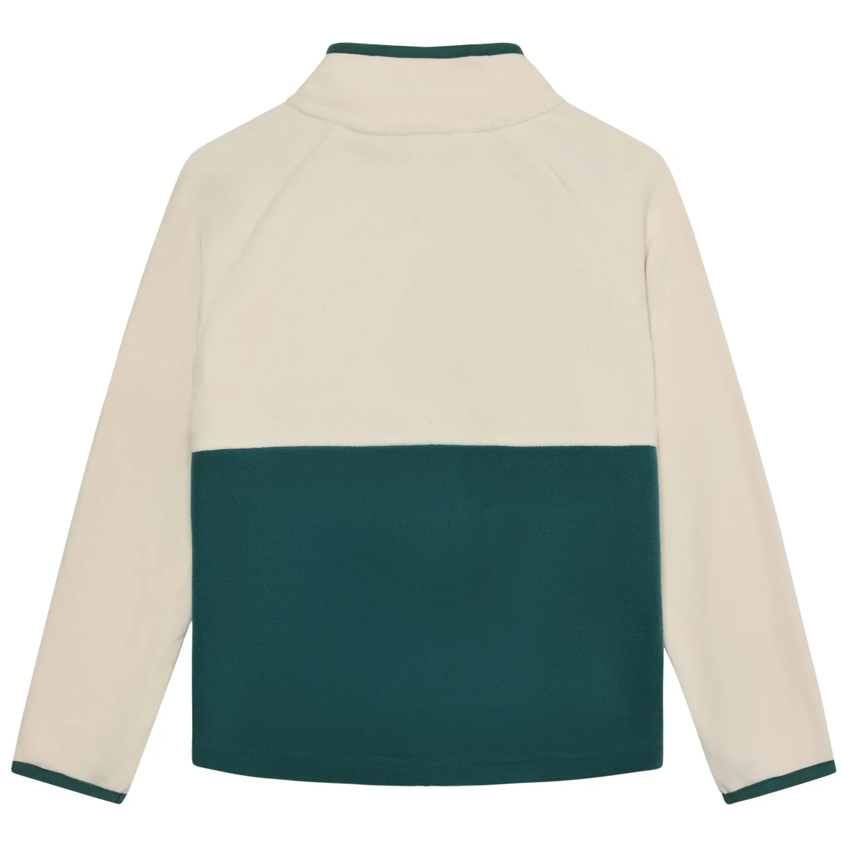 Outerwear|Fleeces And Sweatshirts>Color Kids Colorblock Fleece Jacket 4-8 Teal