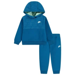 Outfit Sets|Sportswear>Nike Colorblock Fleece Set 2-4t Teal