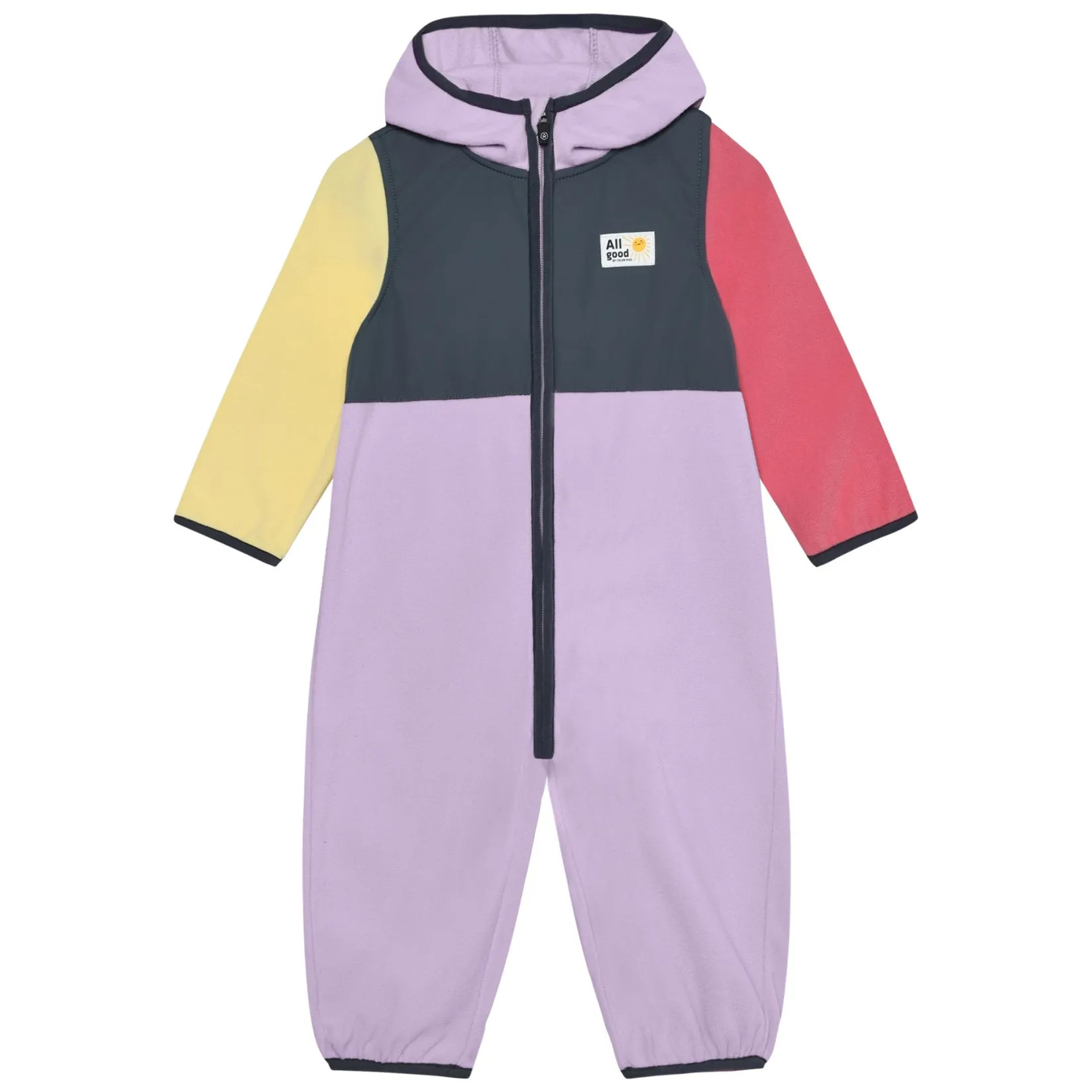 Outlet Colorblock Fleece Suit 9-24m Outerwear|Fleeces And Sweatshirts
