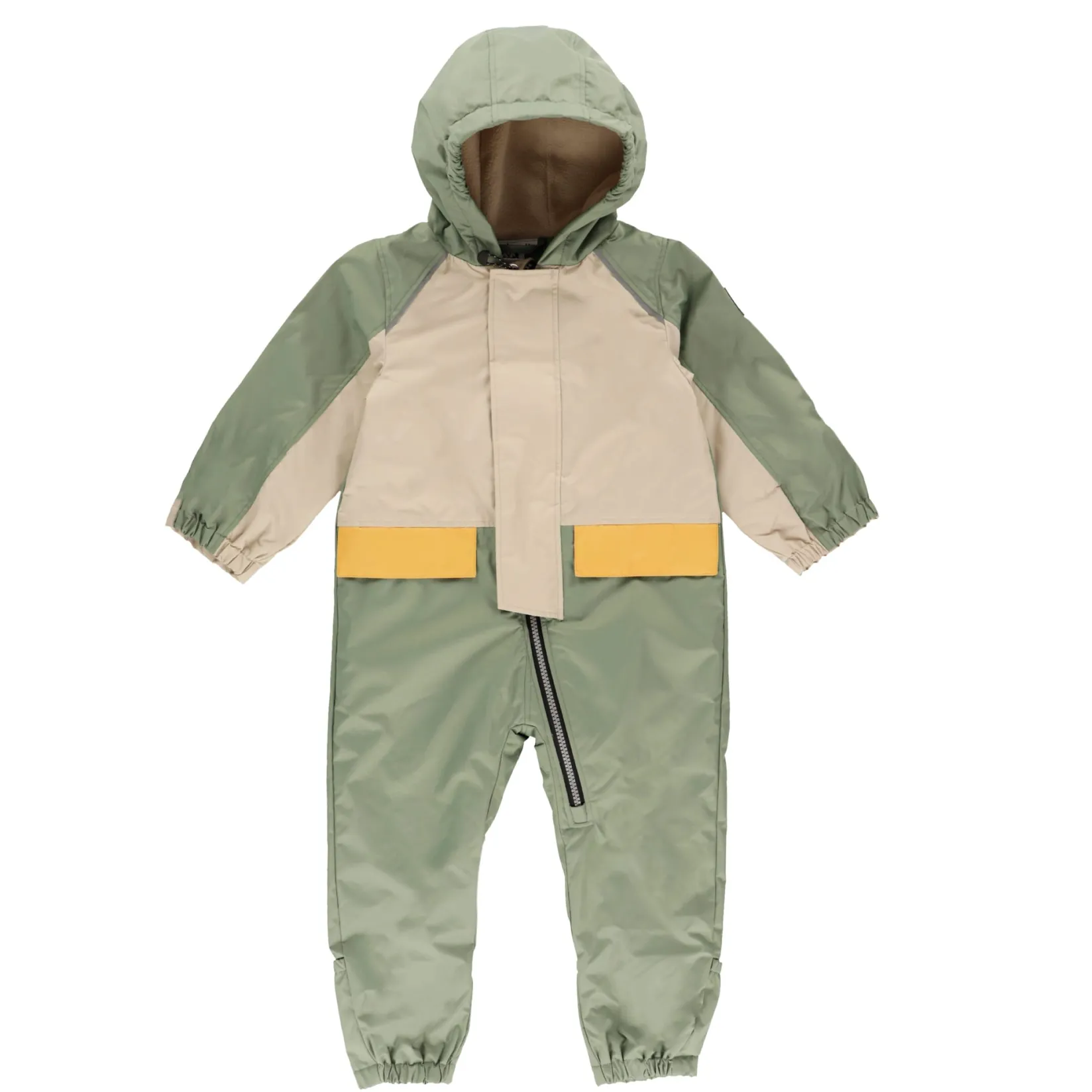 Outerwear>Deer Mountain Colorblock 1pce Suit 6-24m Green