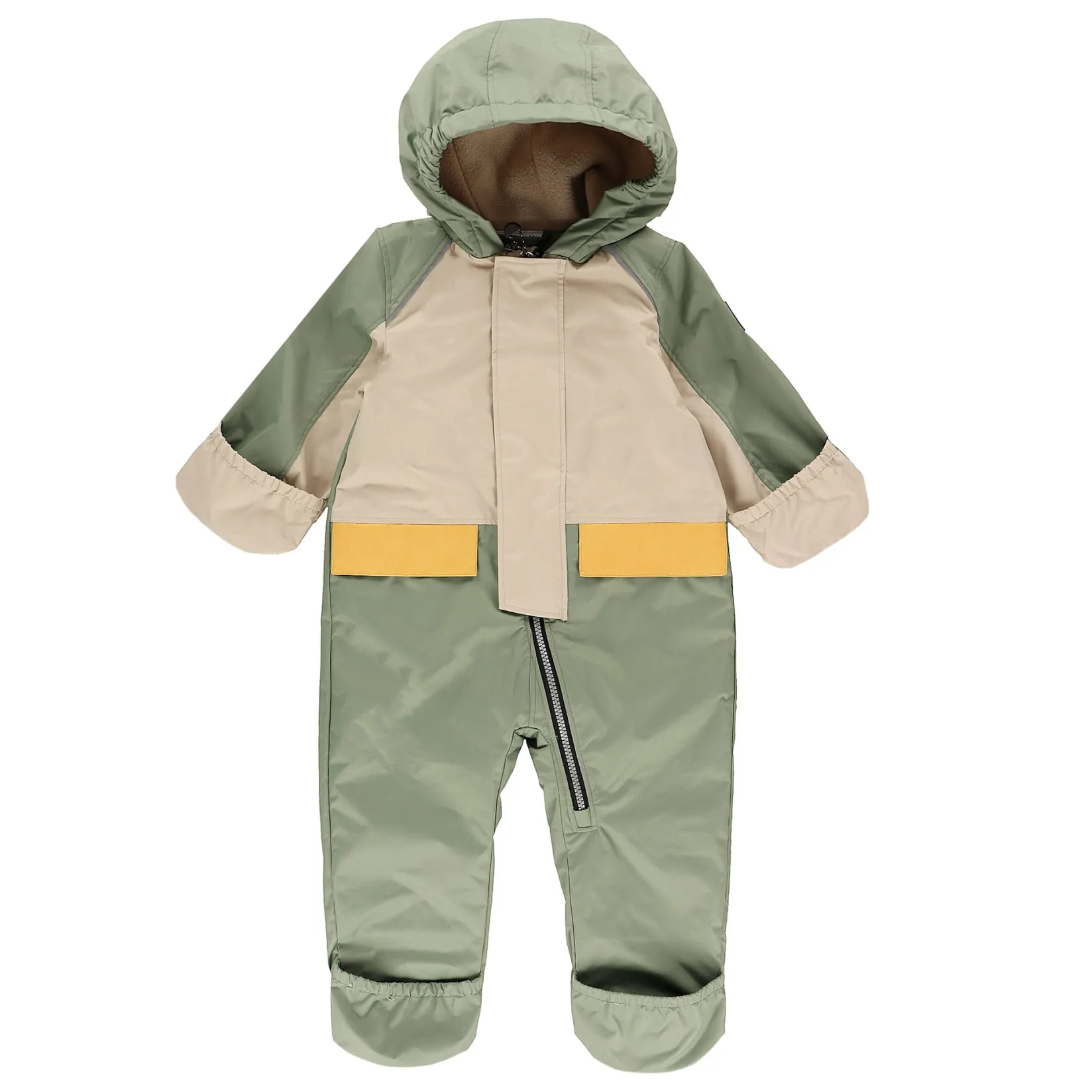 Outerwear>Deer Mountain Colorblock 1pce Suit 6-24m Green