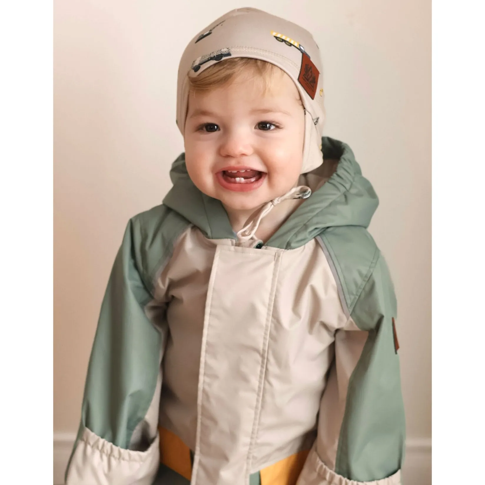 Outerwear>Deer Mountain Colorblock 1pce Suit 6-24m Green