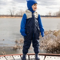 Outerwear>Deux par Deux Colorblock Spring Set 3-24m Navy