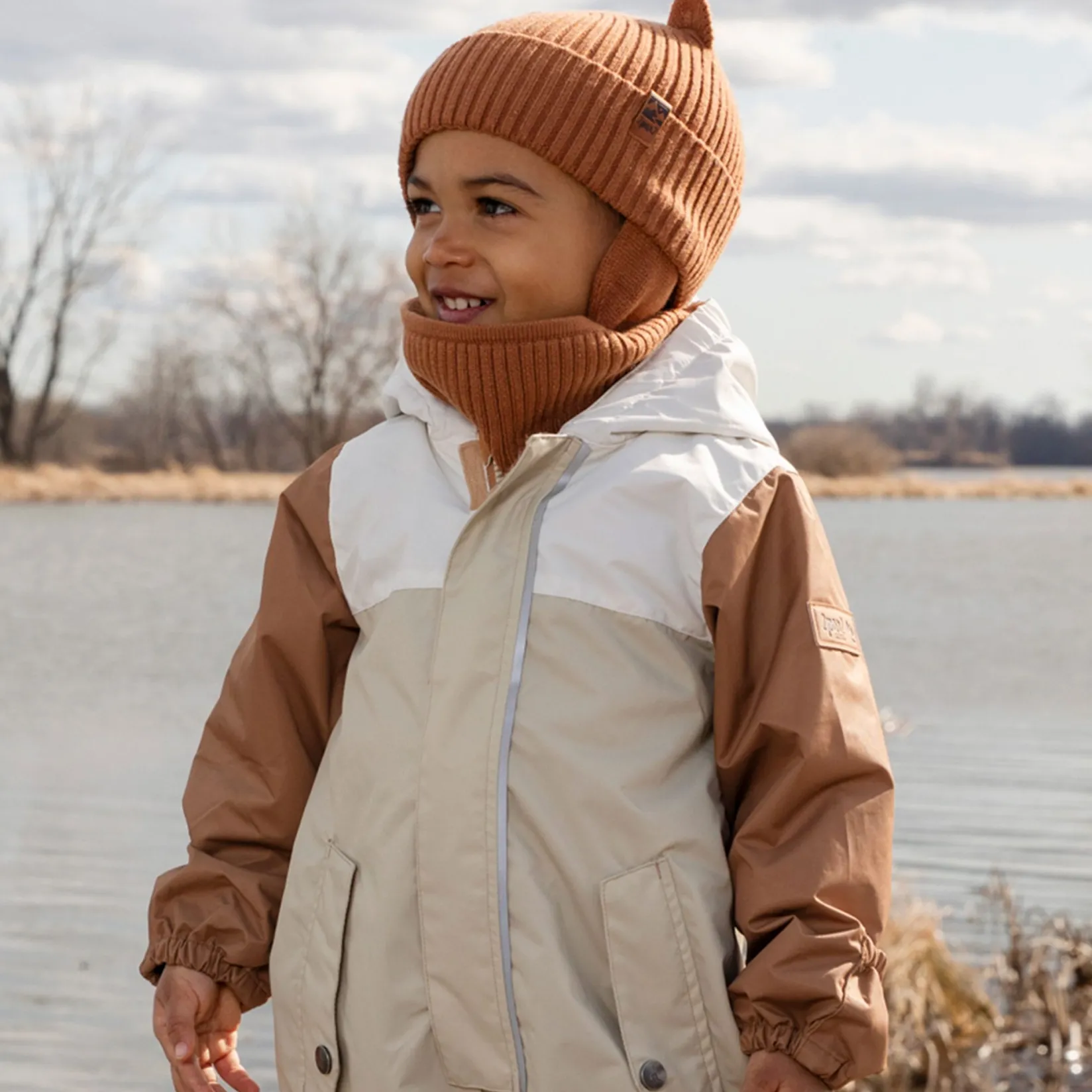 Outerwear>Deux par Deux Colorblock Spring Set 3-24m Beige