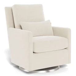 Outlet Como Rocking and Swivel Armchair - Dune / Steel Gliders & Rocking Chairs|Gliders & Rocking Chairs