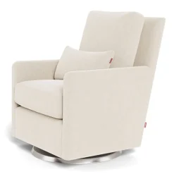 Outlet Como Rocking and Swivel Armchair - Dune / Steel Gliders & Rocking Chairs|Gliders & Rocking Chairs