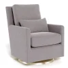 Gliders & Rocking Chairs|Gliders & Rocking Chairs>Monte Como Rocking and Swivel Armchair - Pepper Grey / Gold