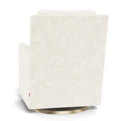New Como Rocking and Swivel Armchair - White Faux Sheepskin / Gold Gliders & Rocking Chairs|Gliders & Rocking Chairs