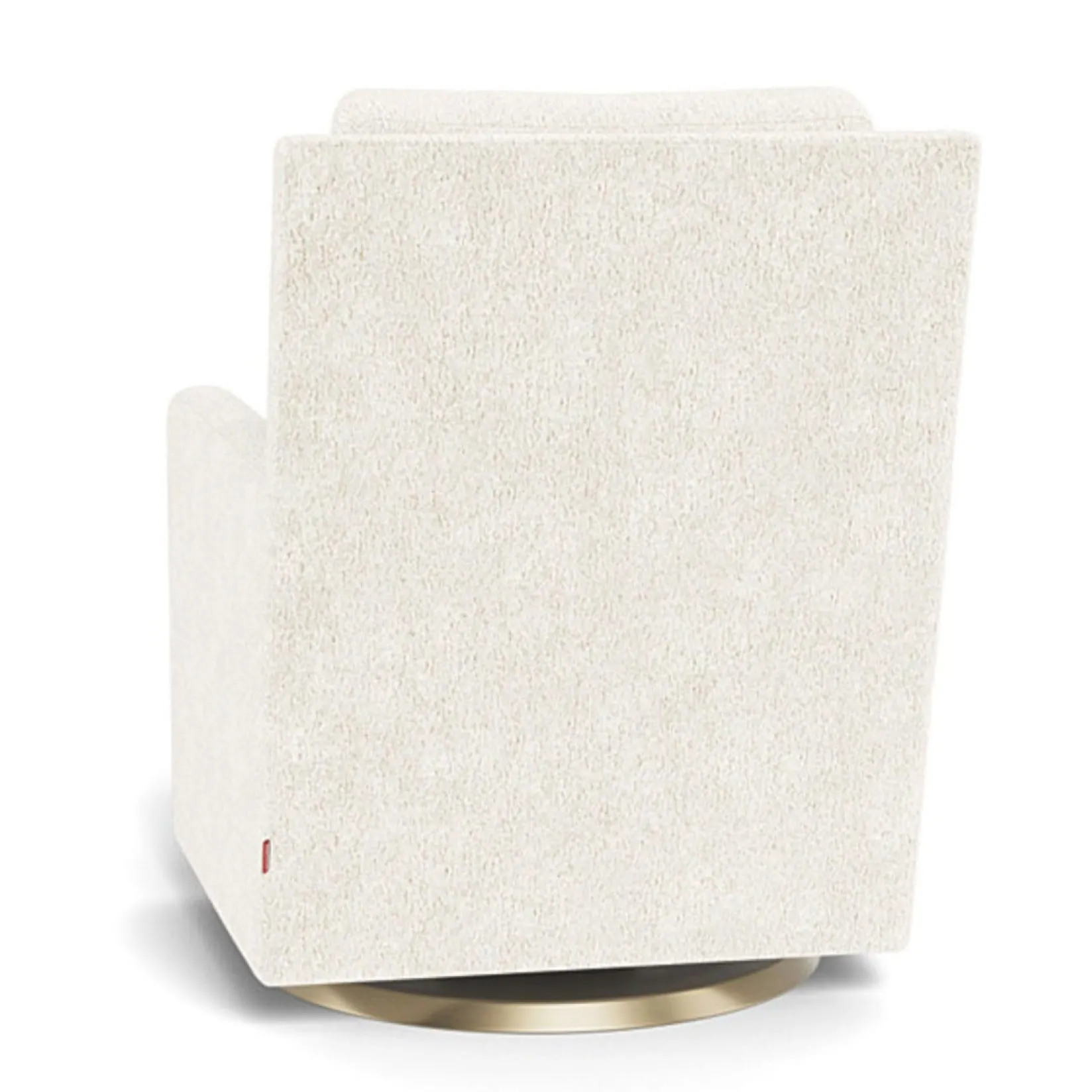 New Como Rocking and Swivel Armchair - White Faux Sheepskin / Gold Gliders & Rocking Chairs|Gliders & Rocking Chairs