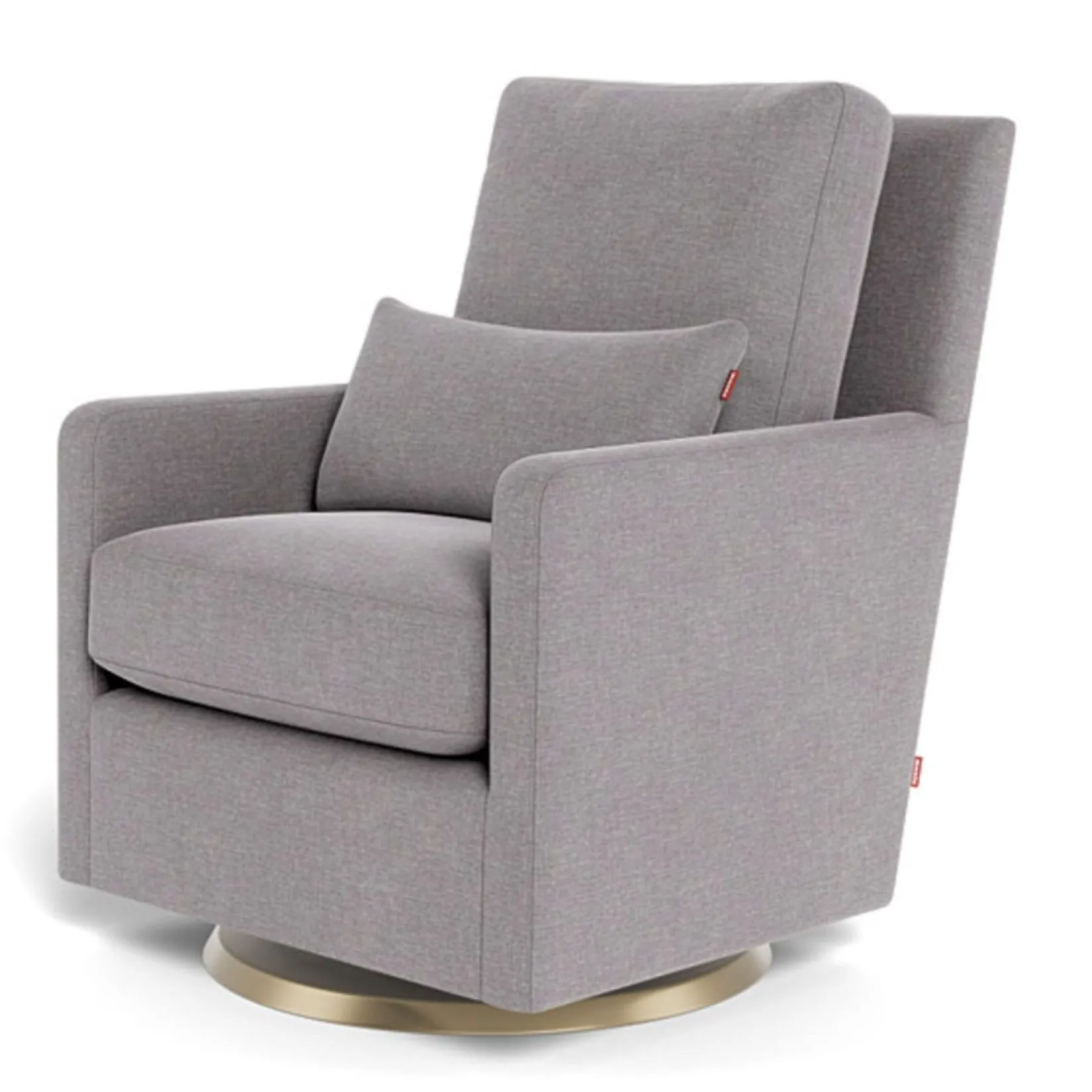 Gliders & Rocking Chairs|Gliders & Rocking Chairs>Monte Como Rocking and Swivel Armchair - Pebble Grey / Gold