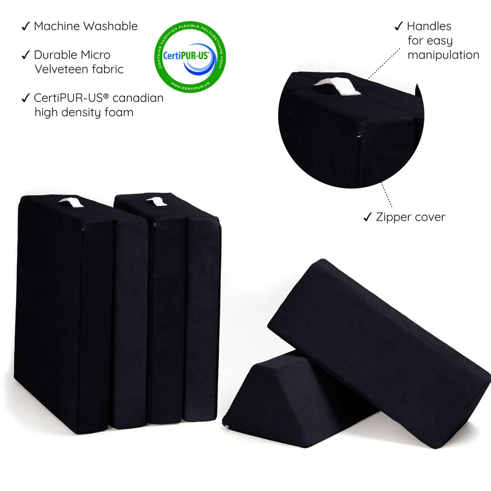 Kid'S Tables & Chairs>Go Coconut Complete Modular Sofa - Blackberrry