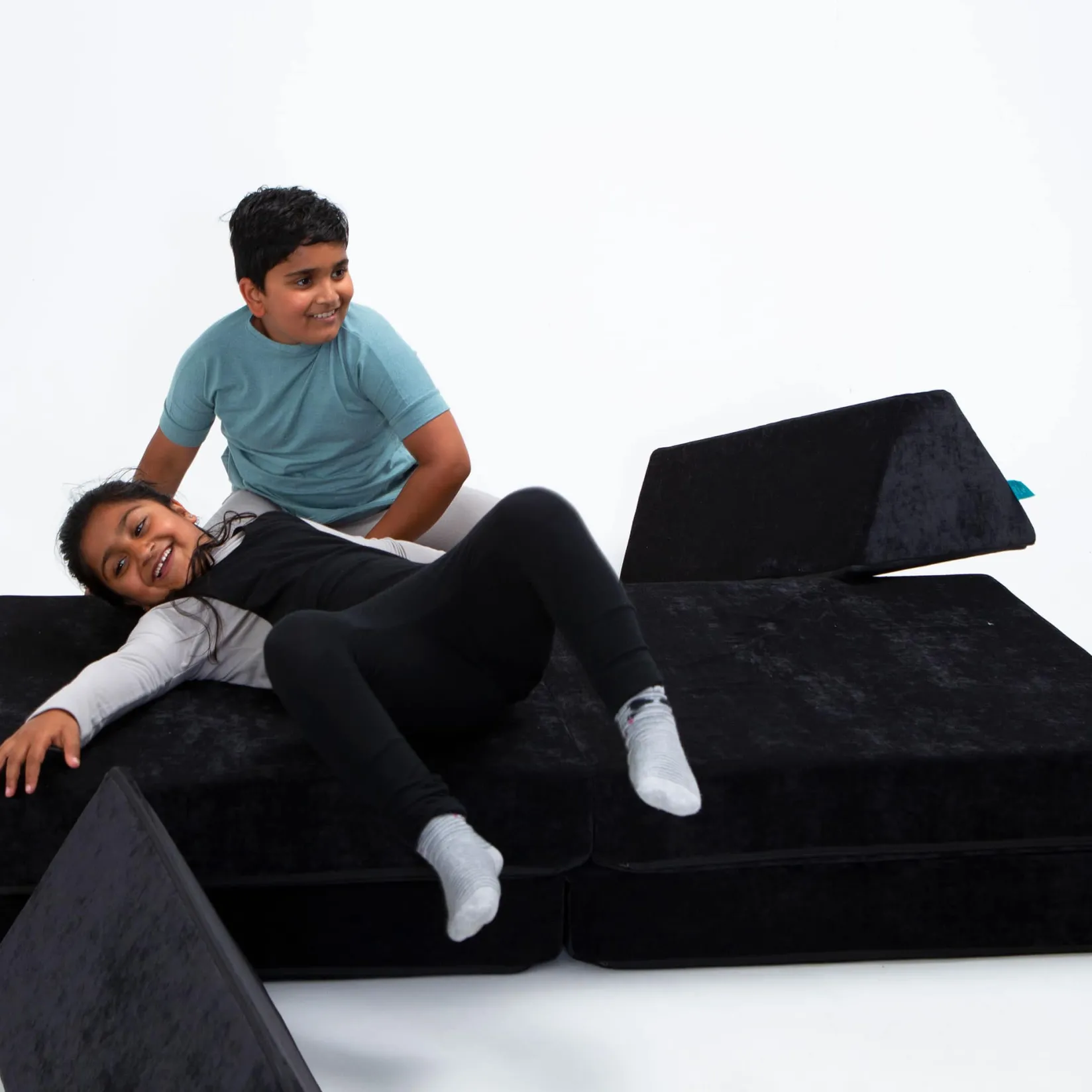 Kid'S Tables & Chairs>Go Coconut Complete Modular Sofa - Blackberrry
