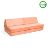 Kid'S Tables & Chairs>Go Coconut Complete Modular Sofa - Peach Party