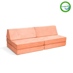 Kid'S Tables & Chairs>Go Coconut Complete Modular Sofa - Peach Party