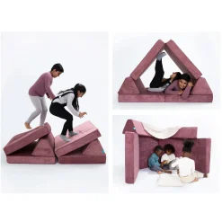 Outlet Complete Modular Sofa - Rose Blush Kid'S Tables & Chairs