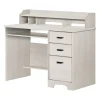 Desk>South Shore Computer Desk with Hutch - Versa Winter Oak