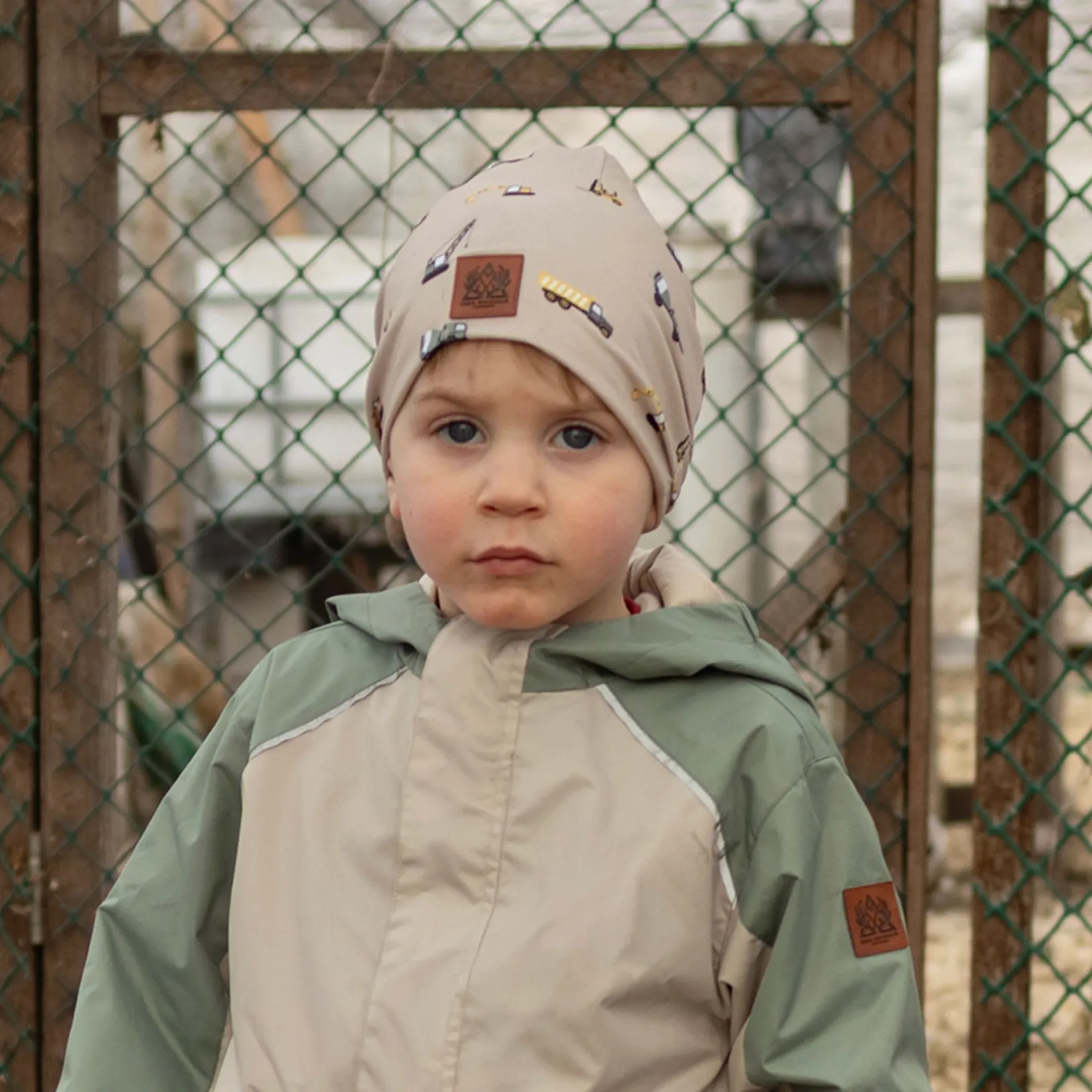 Beanies>Deer Mountain Construction Beanie 3-6 Beige