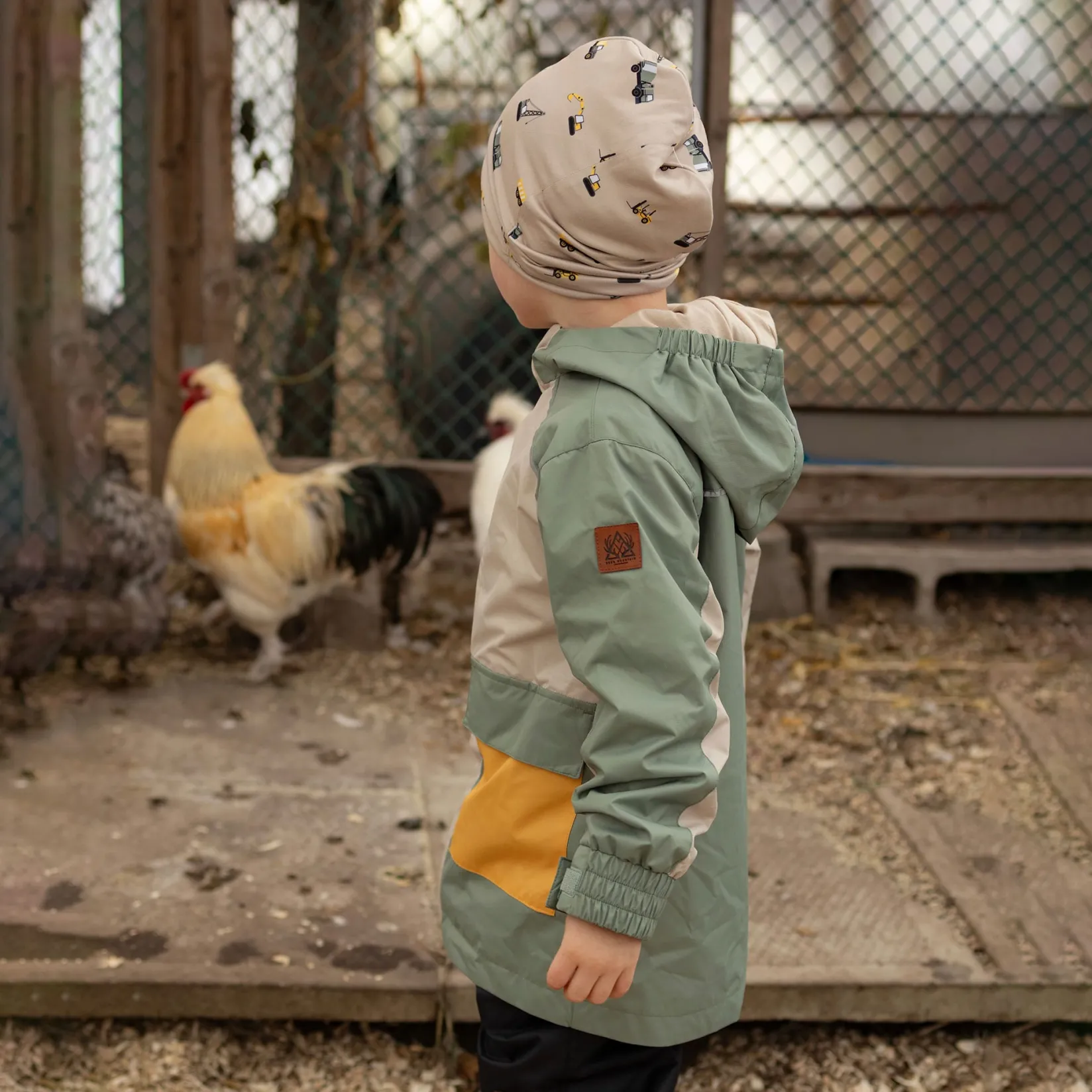 Beanies>Deer Mountain Construction Beanie 3-6 Beige