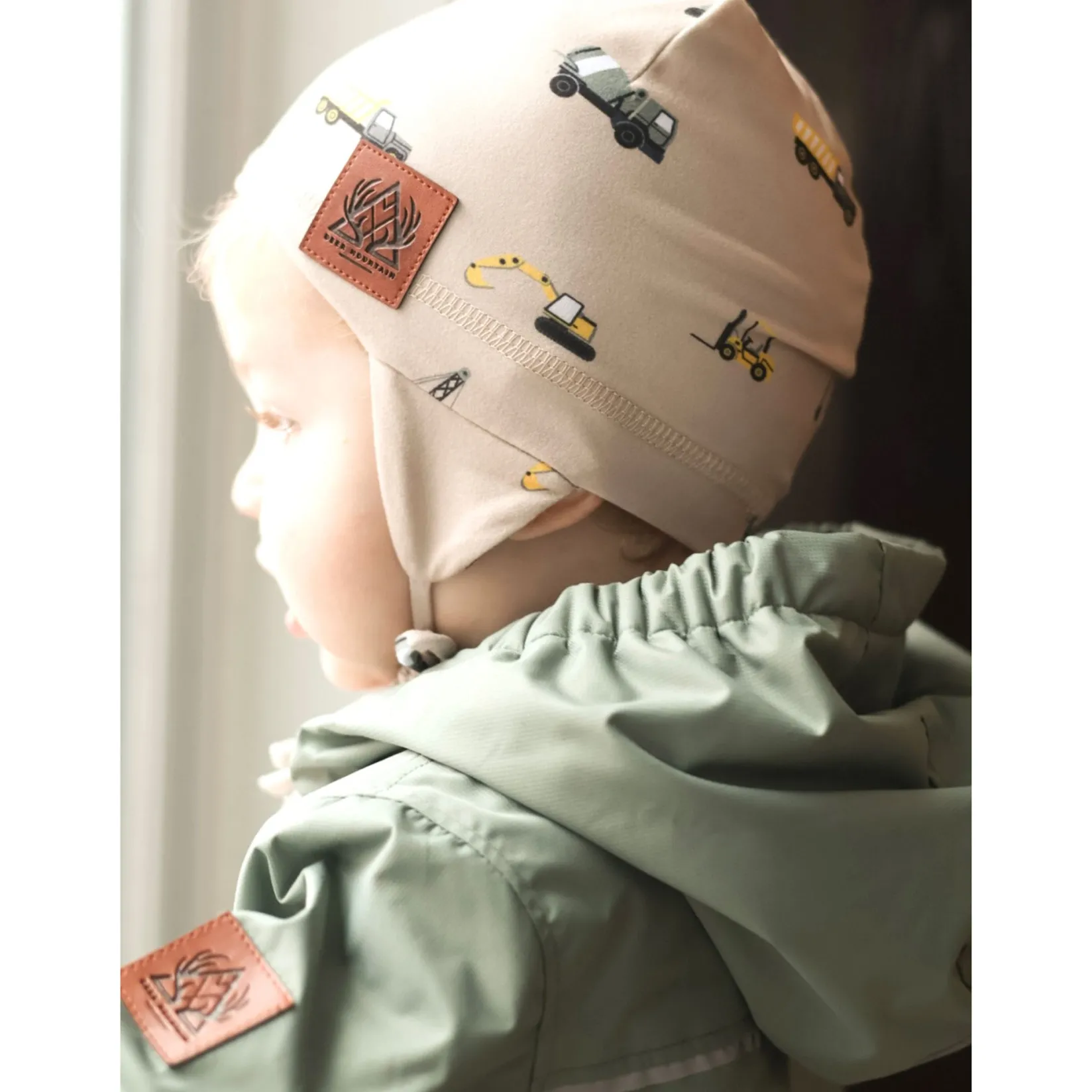 Beanies>Deer Mountain Construction Beanie 3-6 Beige