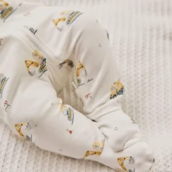 Pajamas|Pyjamas>Firsts par Petit Lem Construction Pajamas 0-12m Ivory