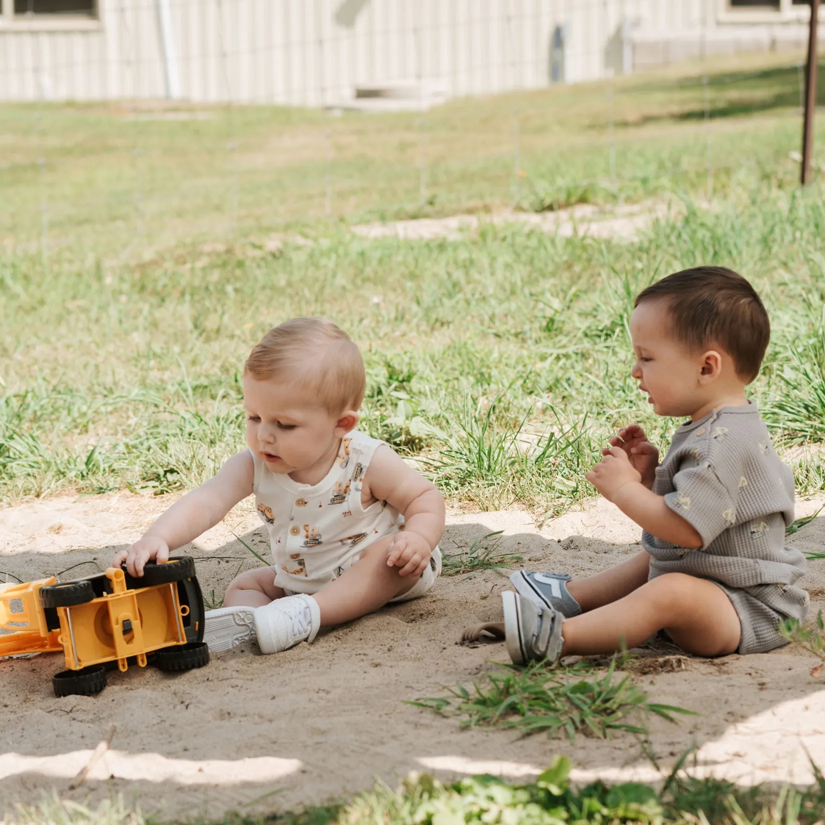 Online Construction 2pc Set 3-24m BOY Outfit Sets