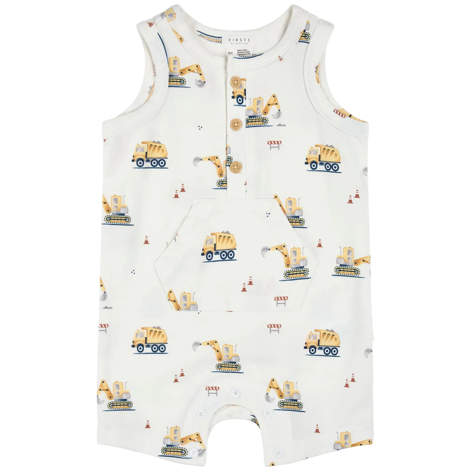 Outlet Construction Romper 3-24m BOY Rompers & Jumpsuits